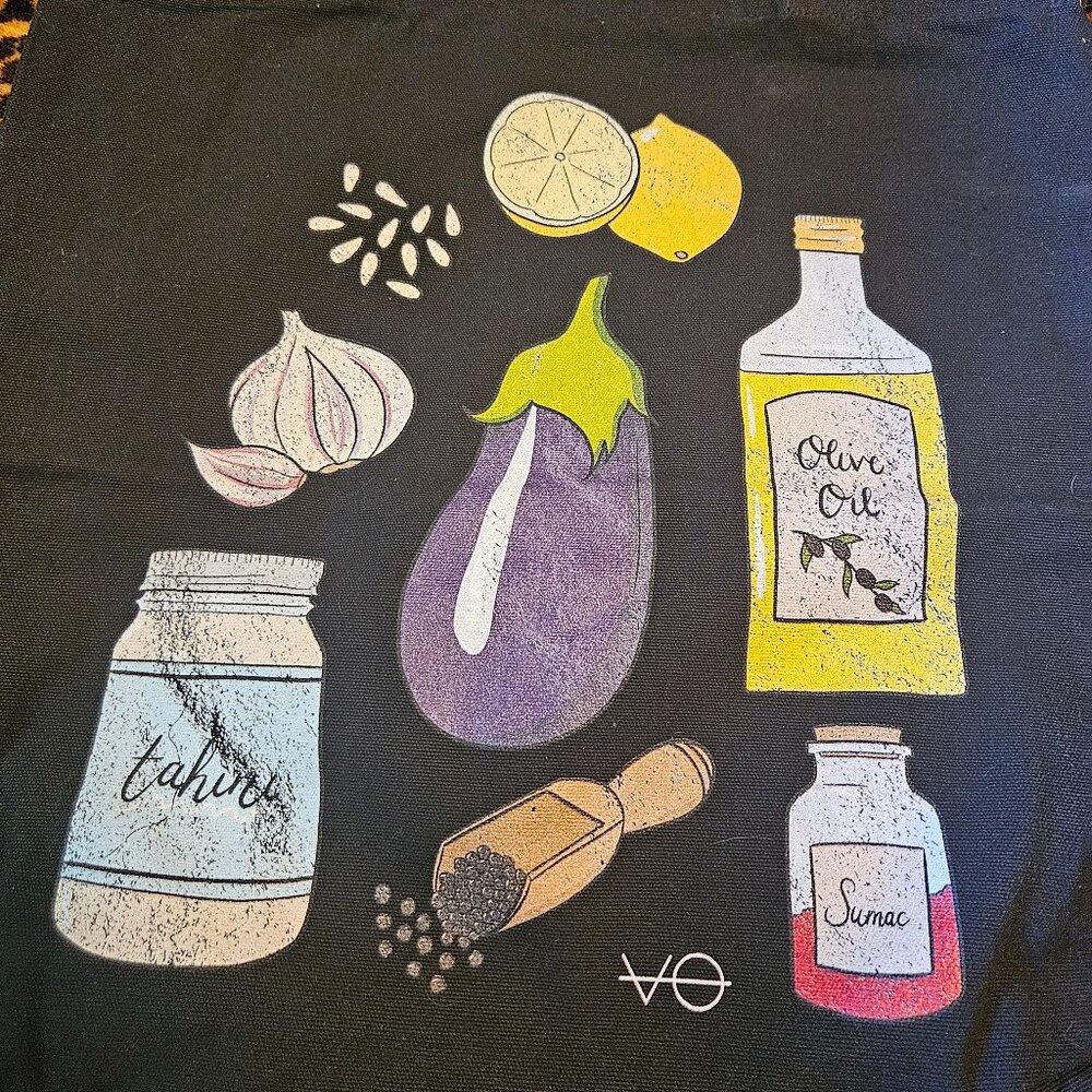 Hummus ingredients totebag